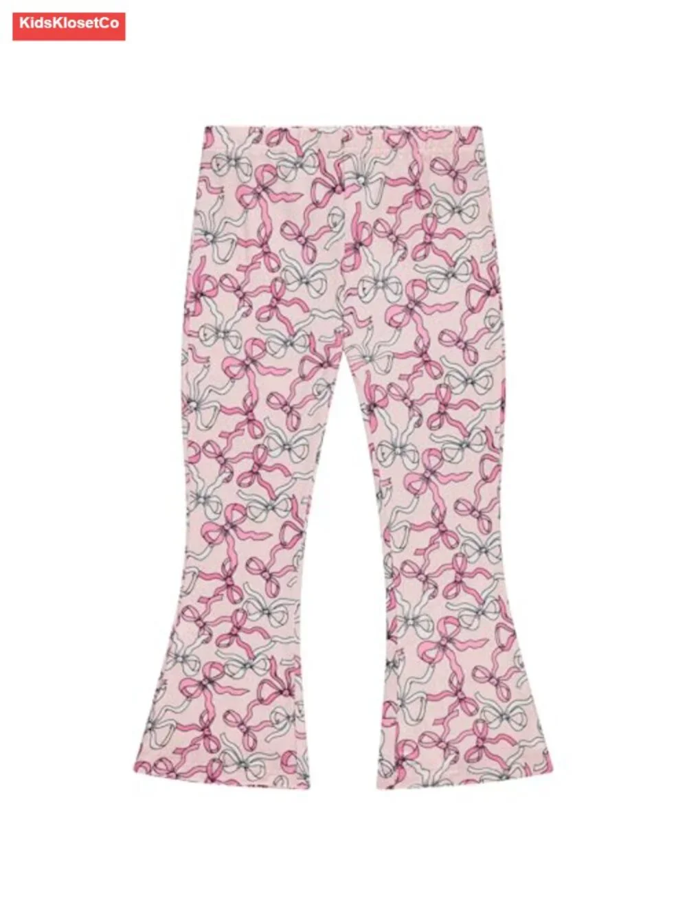 Soft Stretch Cotton Blend Flared Leggings Pack of 4 for Girls